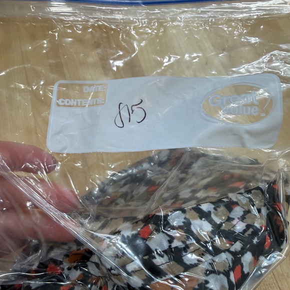 Lane Bryant Sleeveless Sheer Print Button Up Blouse Top Plus Size 24 - Picture 8 of 8